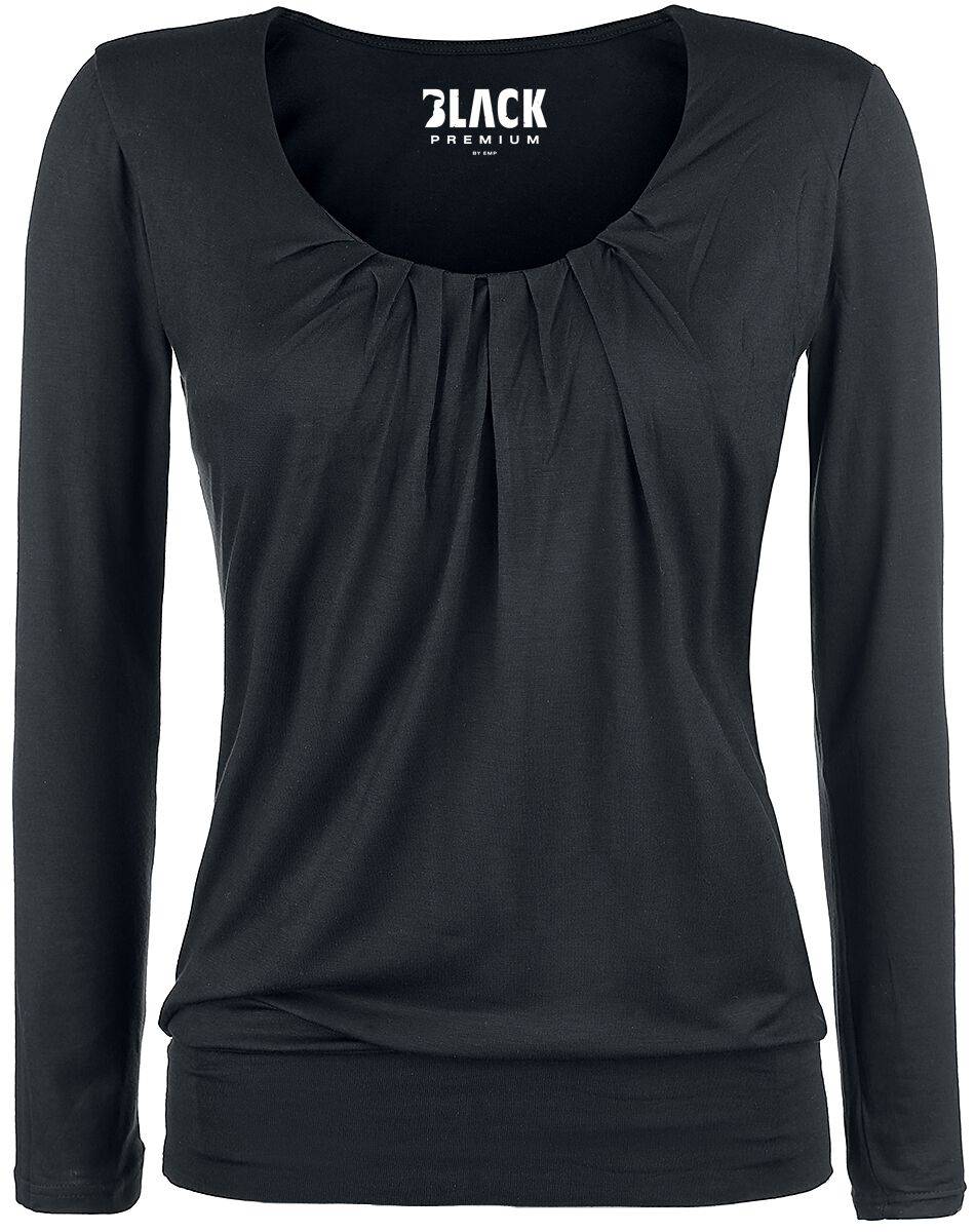EMP Langarmshirt schwarz von Black Premium by EMP