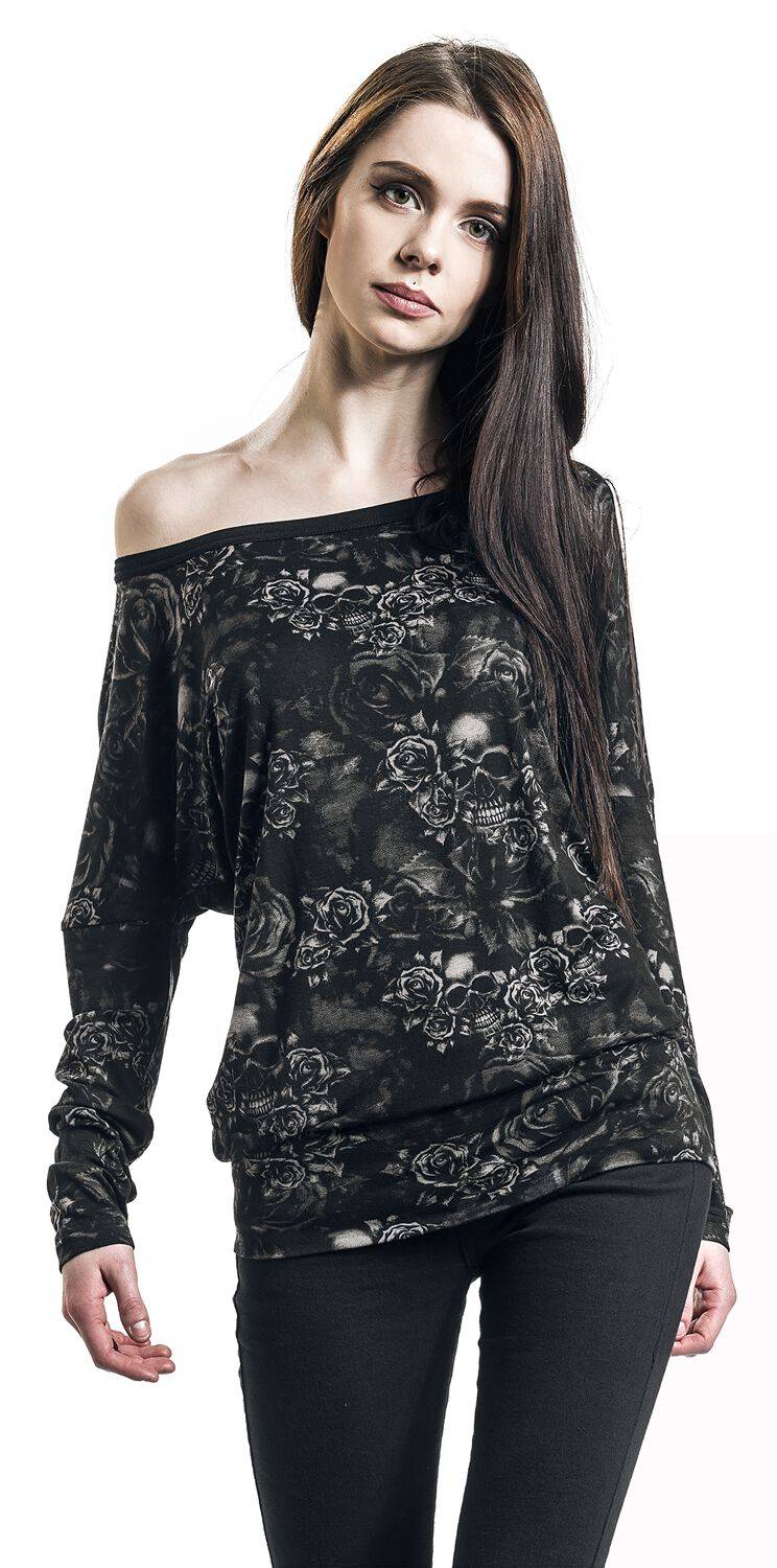 EMP Langarmshirt Schwarz Von Black Premium By EMP