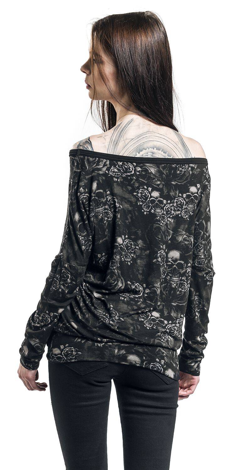 EMP Langarmshirt Schwarz Von Black Premium By EMP