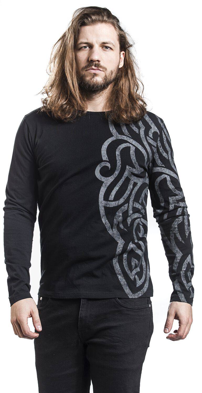 EMP Langarmshirt Schwarz Von Black Premium By EMP