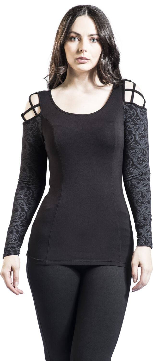 EMP Langarmshirt Schwarz Von Black Premium By EMP