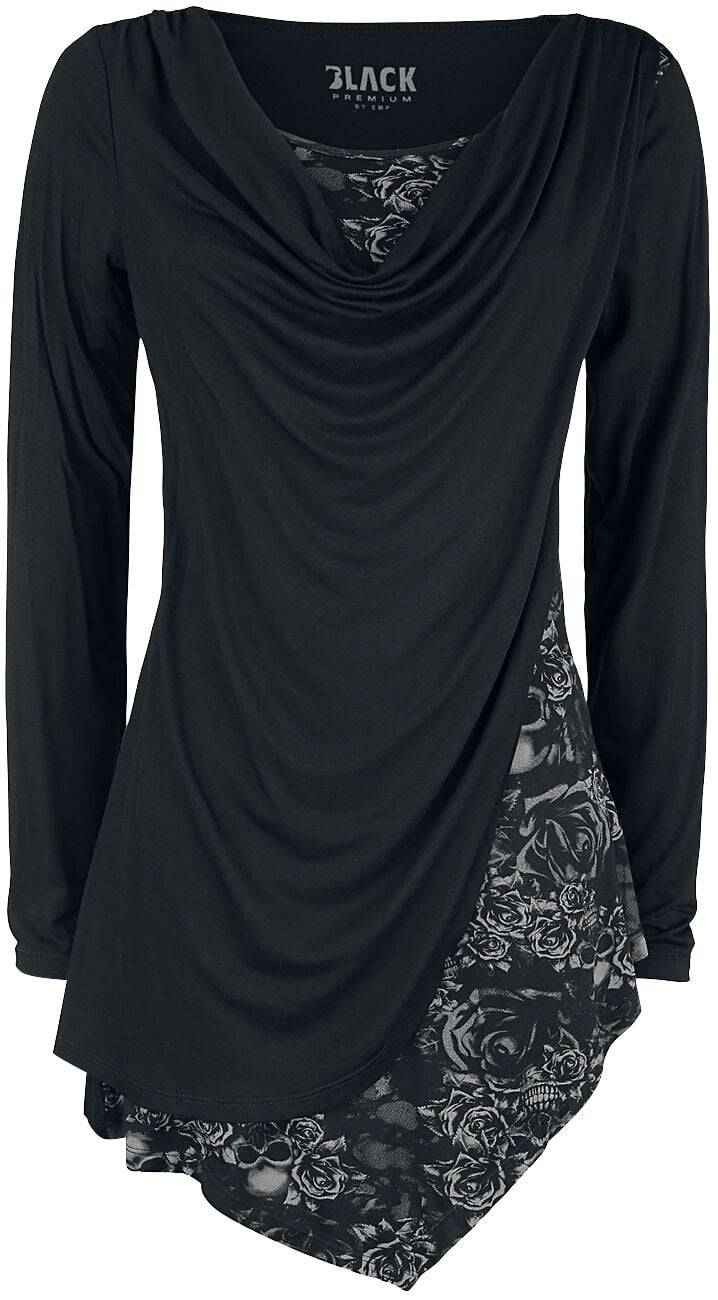 EMP Langarmshirt schwarz von Black Premium by EMP