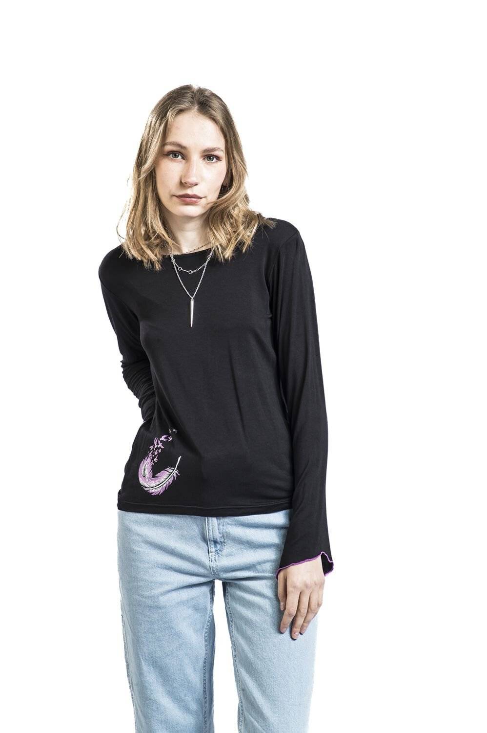 EMP Langarmshirt Schwarz Von Full Volume By EMP