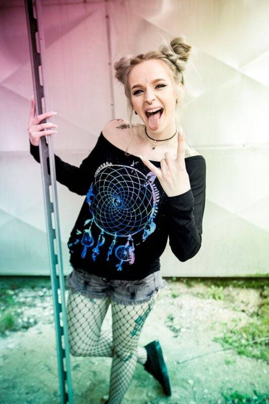 EMP Langarmshirt Schwarz Von Full Volume By EMP