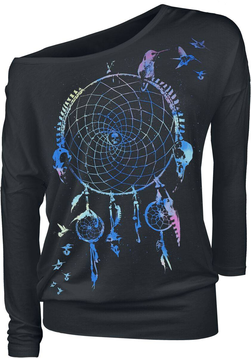 EMP Langarmshirt schwarz von Full Volume by EMP