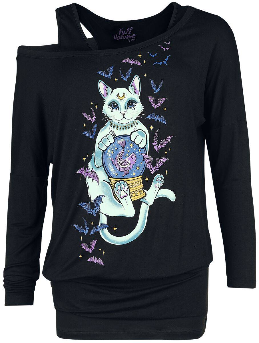 EMP Langarmshirt schwarz von Full Volume by EMP