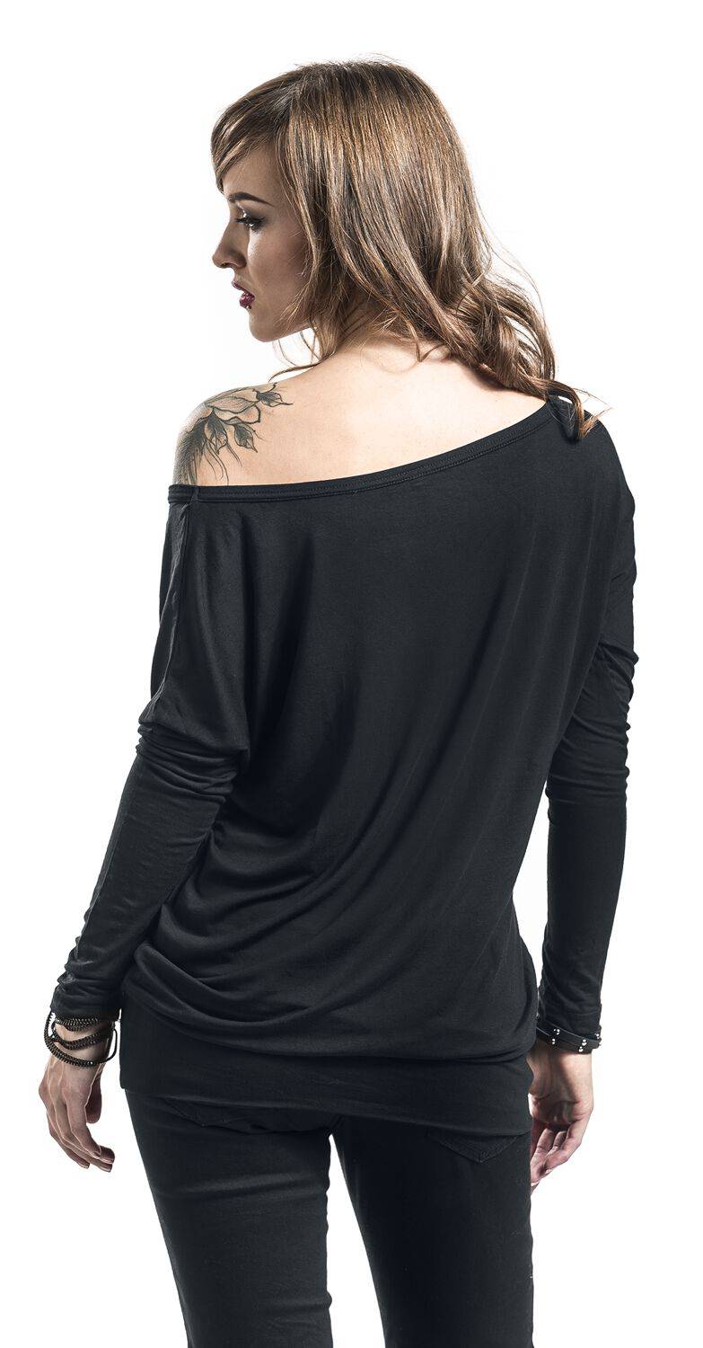EMP Langarmshirt Schwarz Von Full Volume By EMP