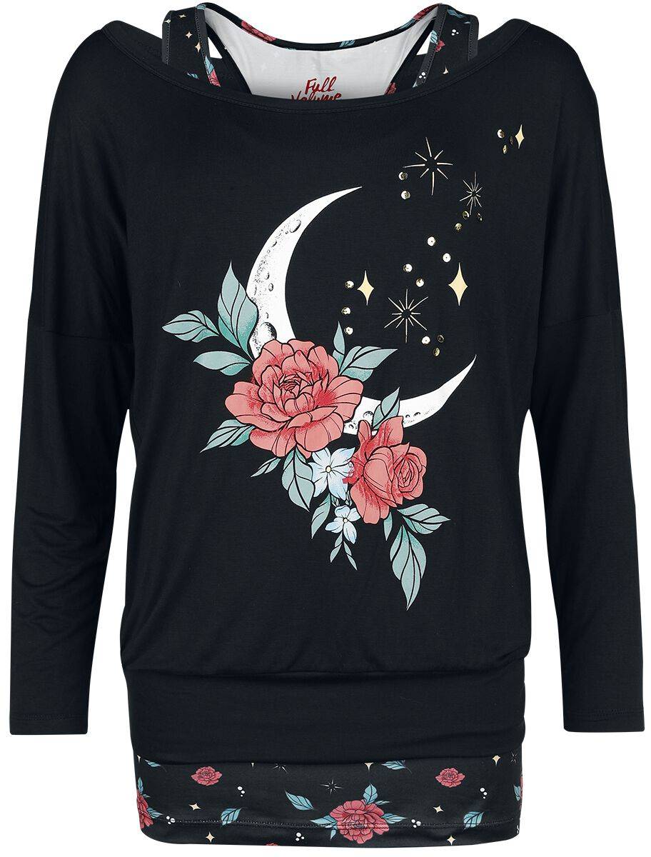 EMP Langarmshirt Schwarz Von Full Volume By EMP