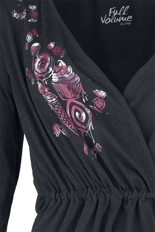 EMP Langarmshirt Schwarz Von Full Volume By EMP