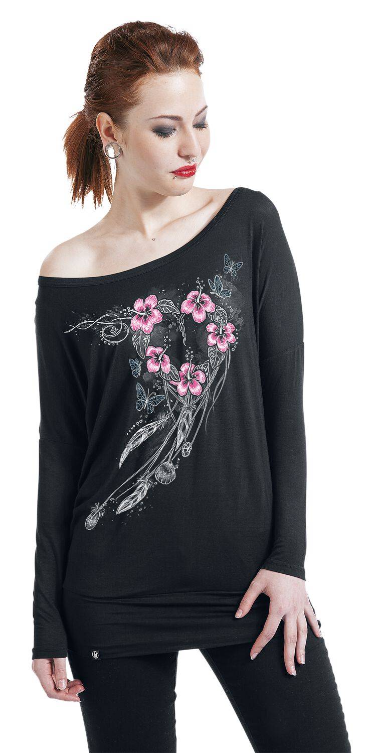 EMP Langarmshirt Schwarz Von Full Volume By EMP