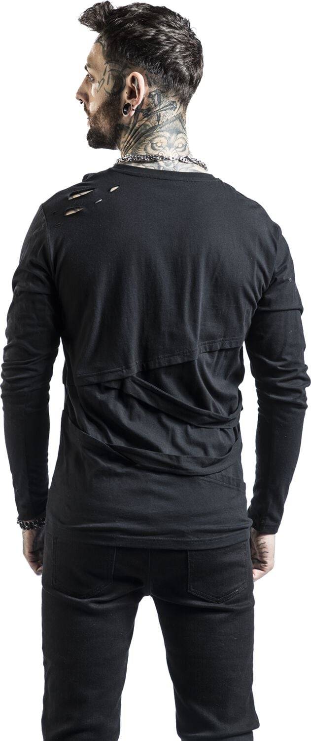 EMP Langarmshirt Schwarz Von Gothicana By EMP