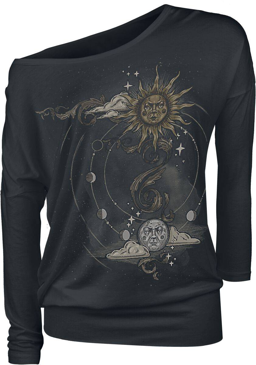 EMP Langarmshirt schwarz von Gothicana by EMP