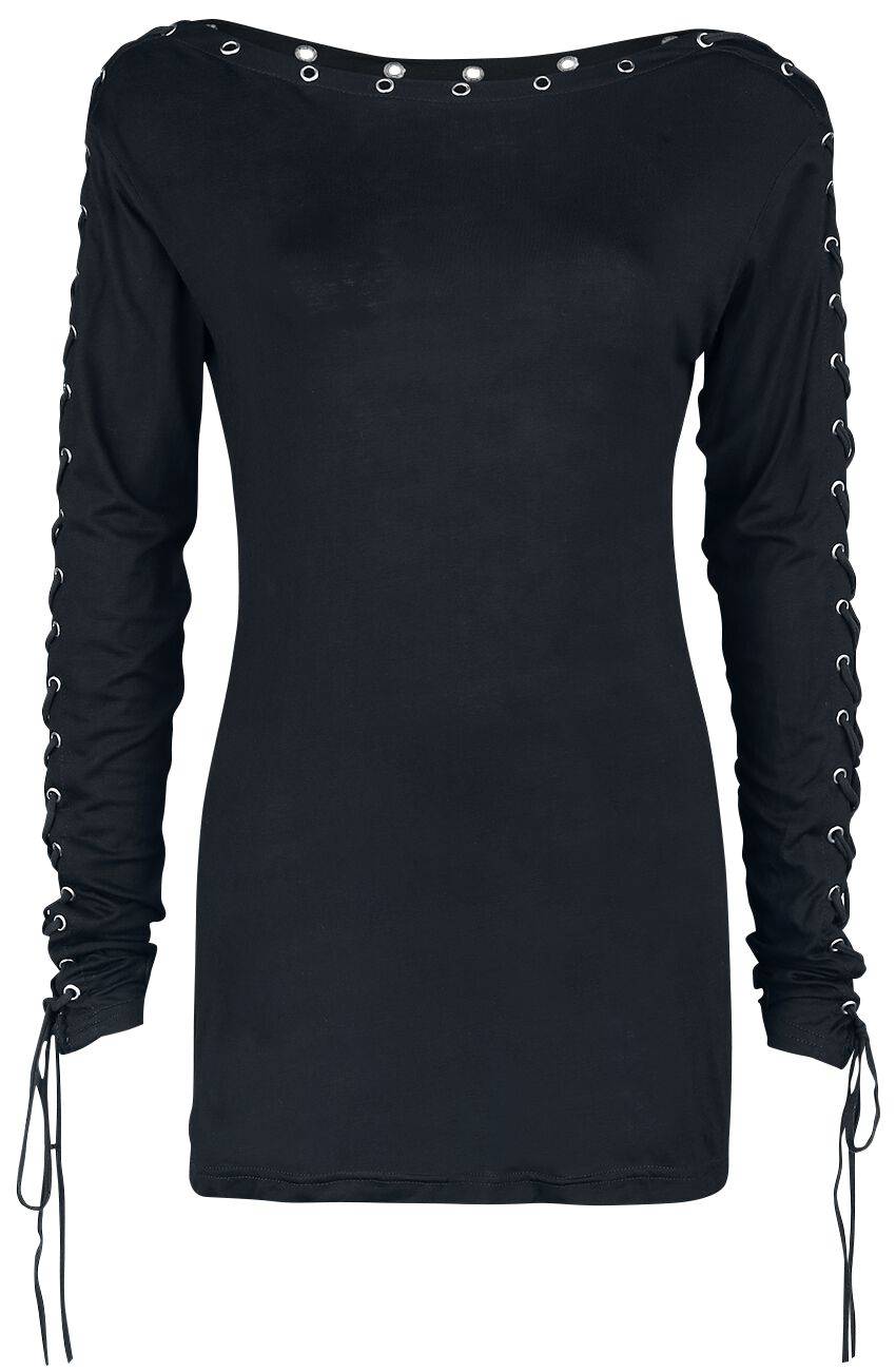 EMP Langarmshirt schwarz von Gothicana by EMP