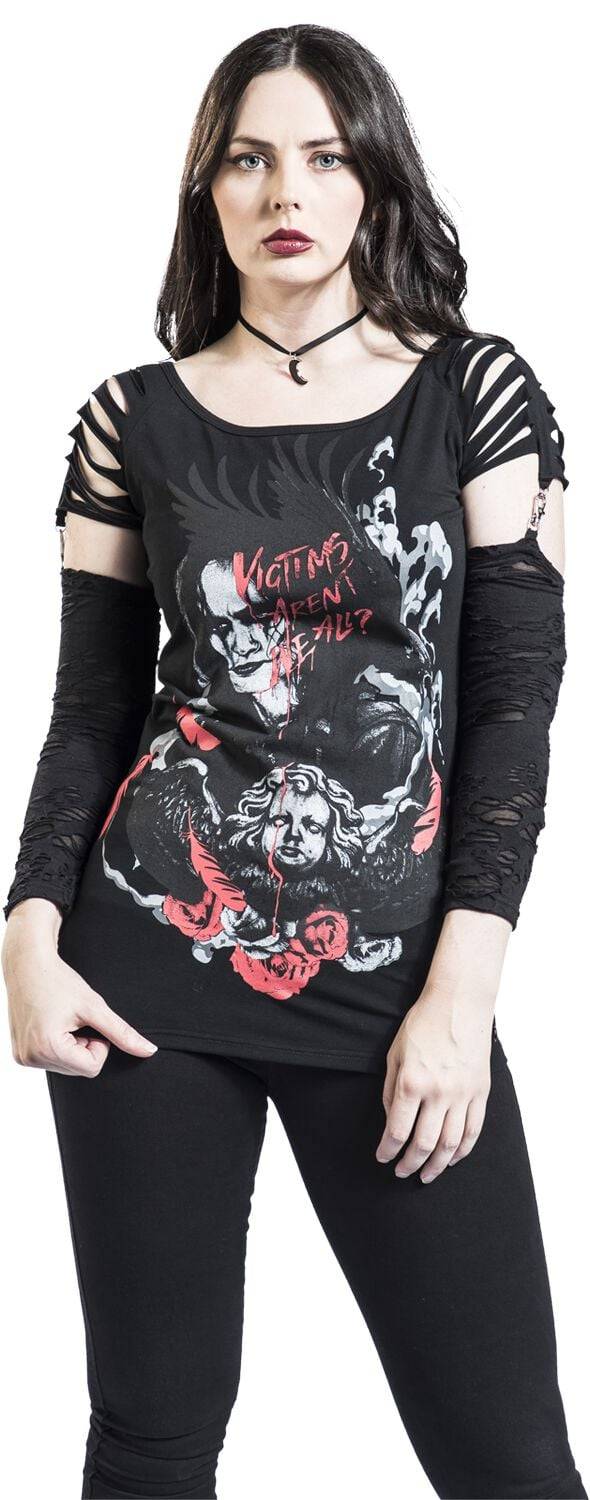 EMP Langarmshirt Schwarz Von Gothicana By EMP