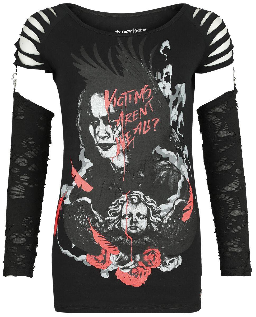 EMP Langarmshirt schwarz von Gothicana by EMP