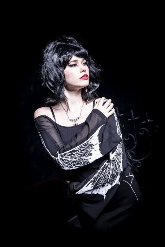 EMP Langarmshirt Schwarz Von Gothicana By EMP
