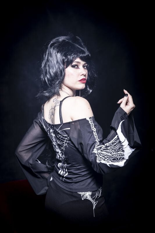 EMP Langarmshirt Schwarz Von Gothicana By EMP