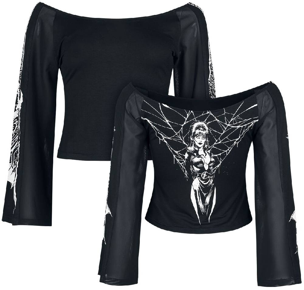 EMP Langarmshirt schwarz von Gothicana by EMP