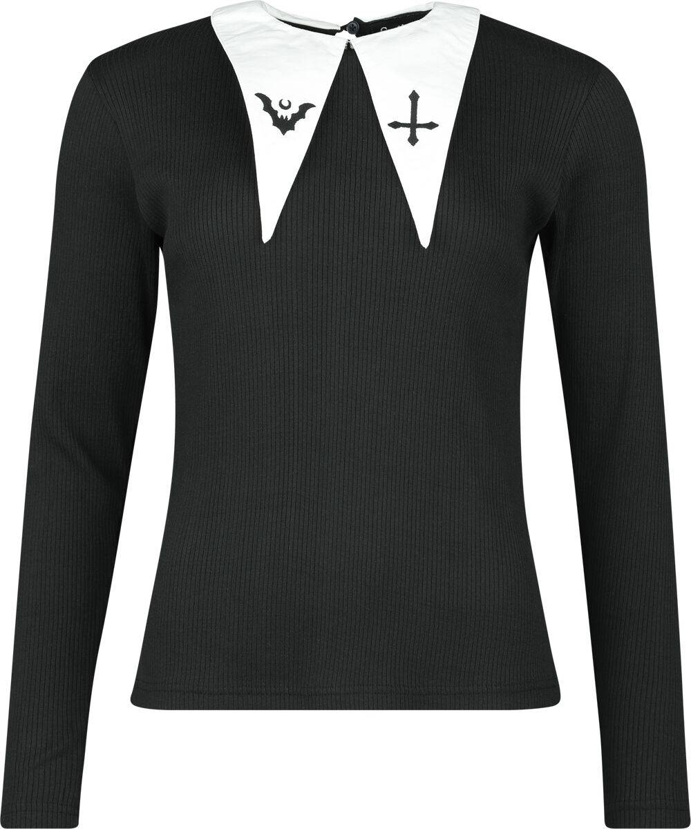 EMP Langarmshirt schwarz von Gothicana by EMP
