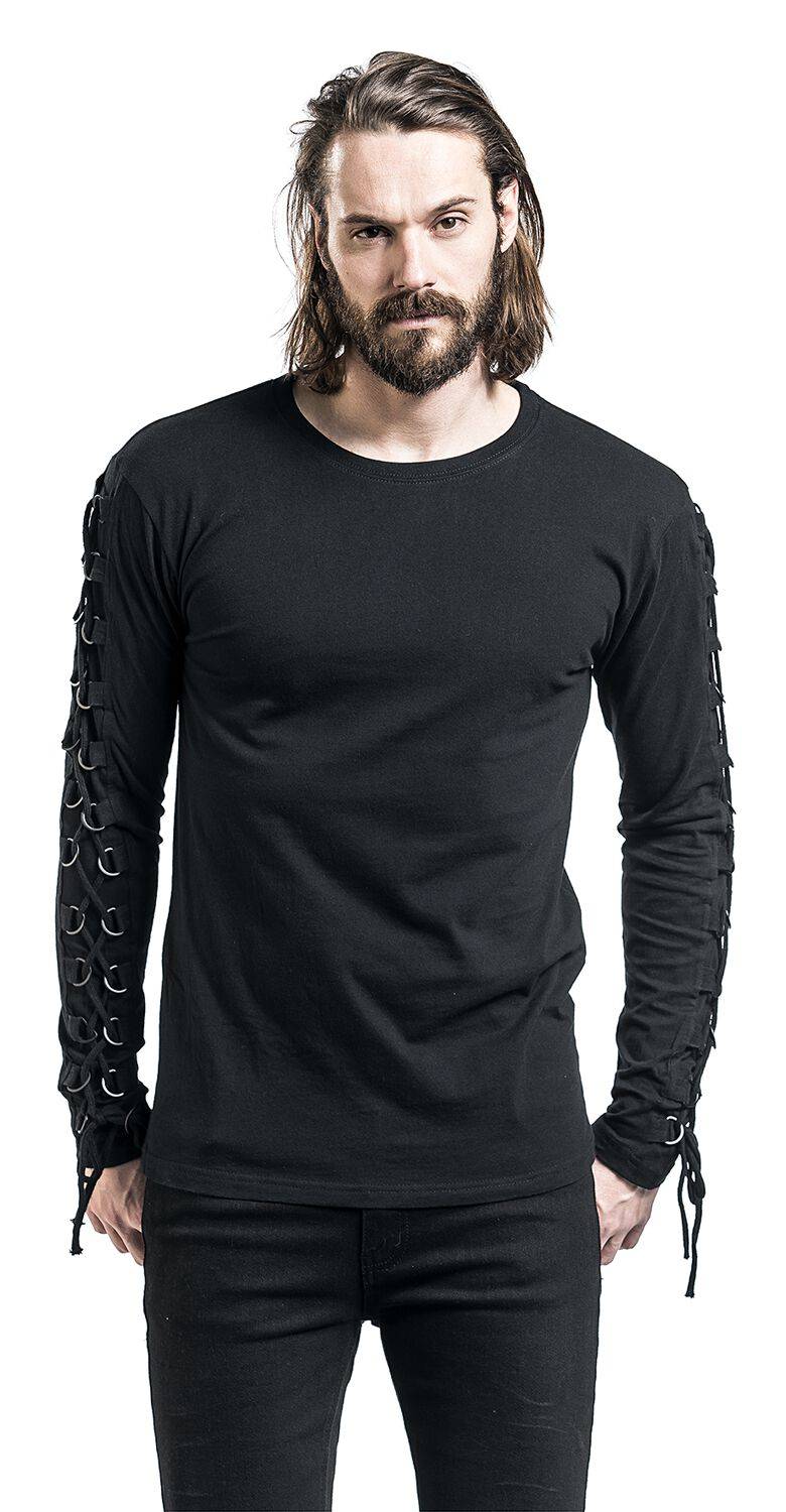 EMP Langarmshirt Schwarz Von Gothicana By EMP