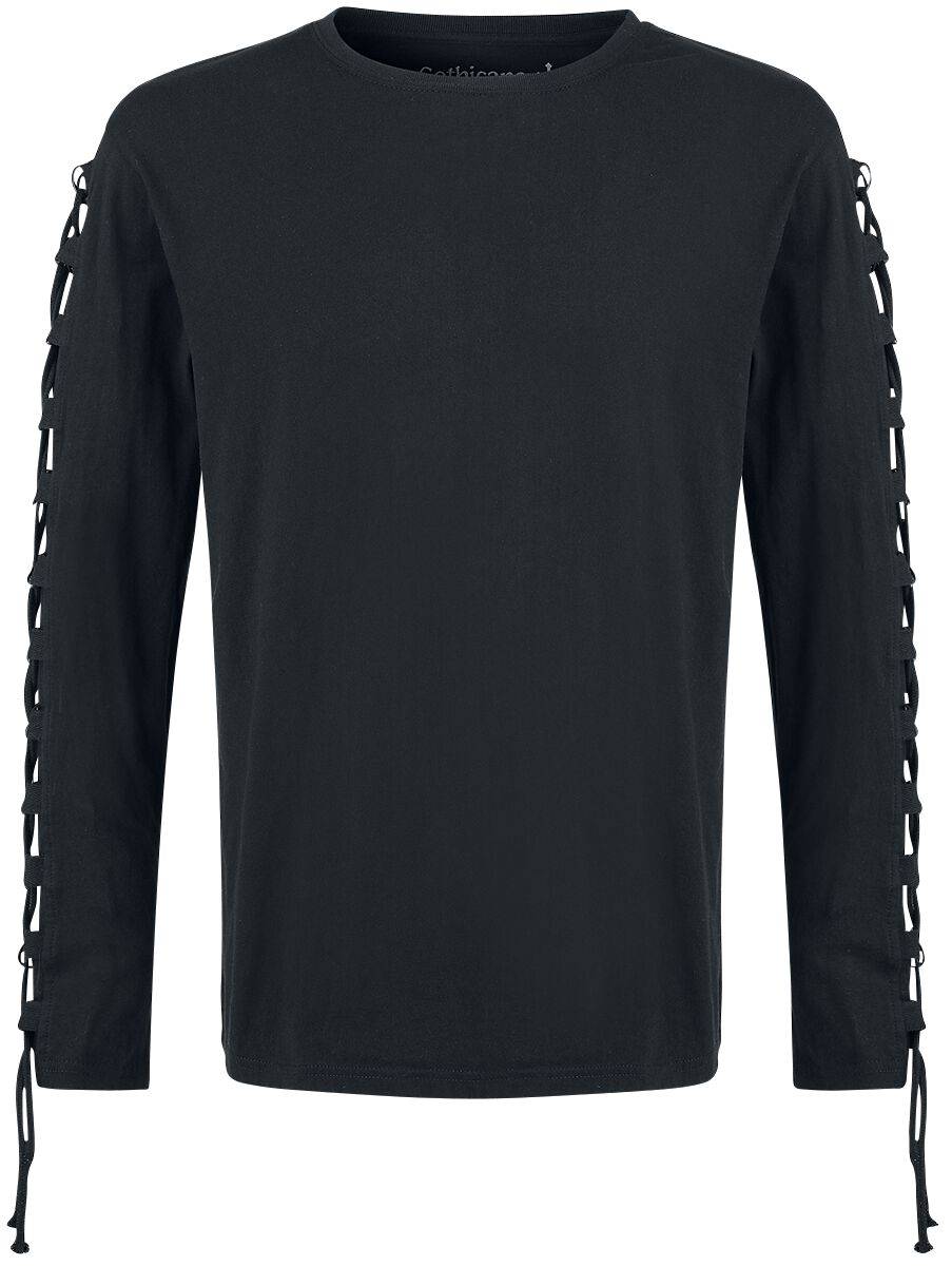 EMP Langarmshirt schwarz von Gothicana by EMP