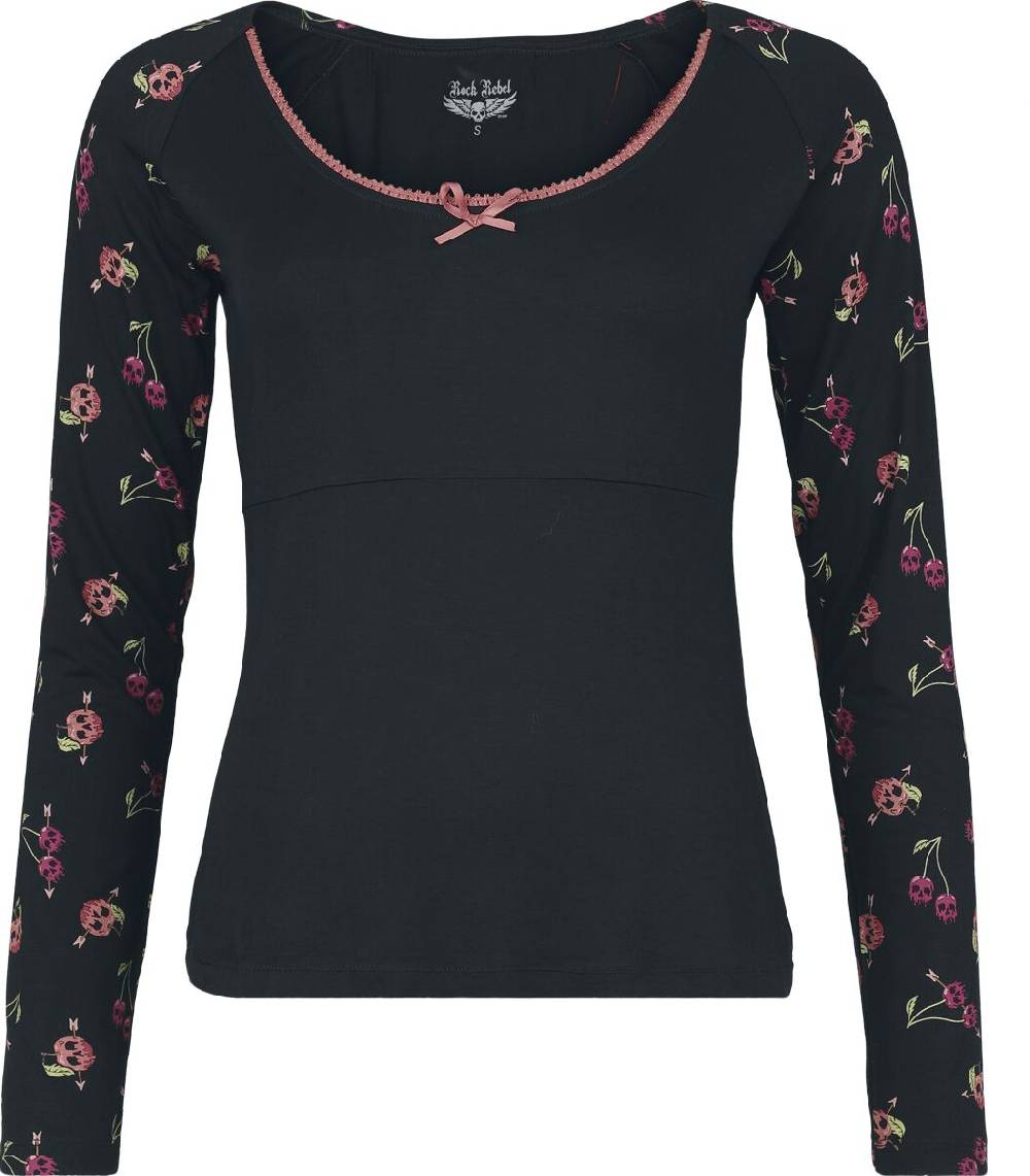 EMP Langarmshirt schwarz von Rock Rebel by EMP