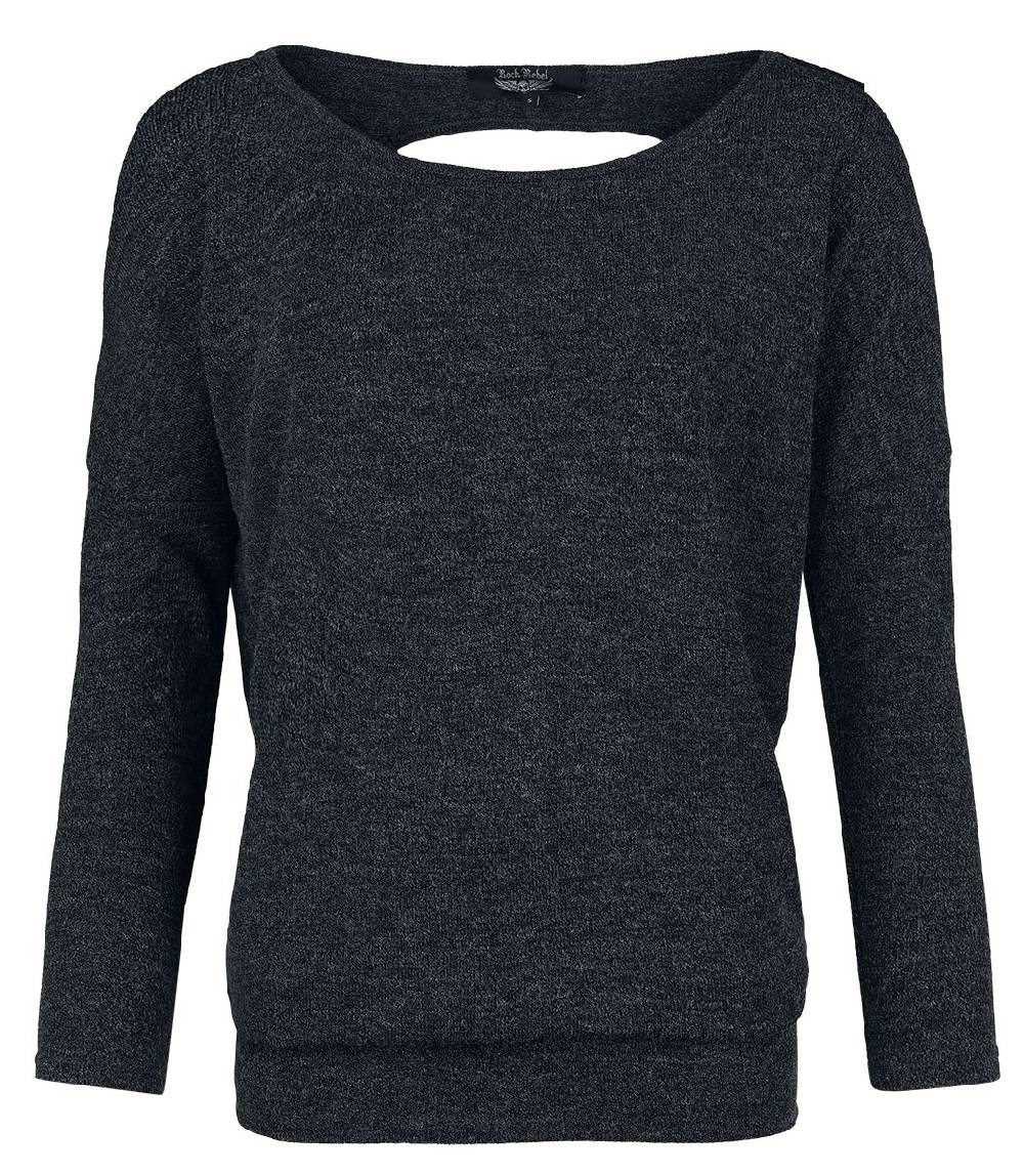 EMP Langarmshirt schwarz von Rock Rebel by EMP