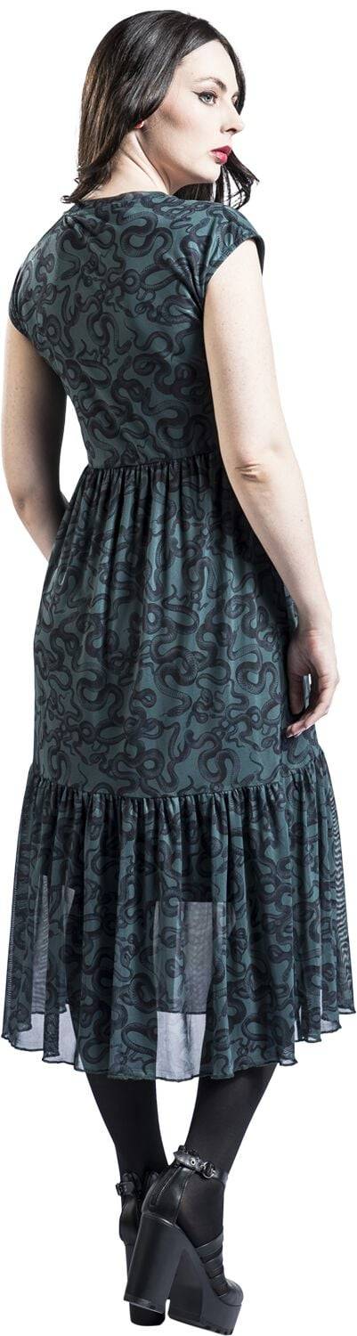EMP Langes Kleid Grün Von Black Premium By EMP