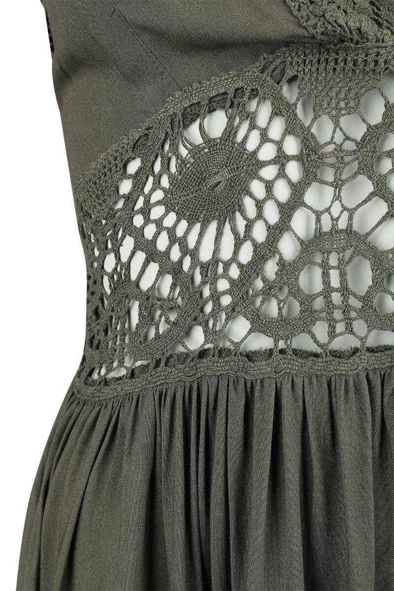 EMP Langes Kleid Grün Von Gothicana By EMP