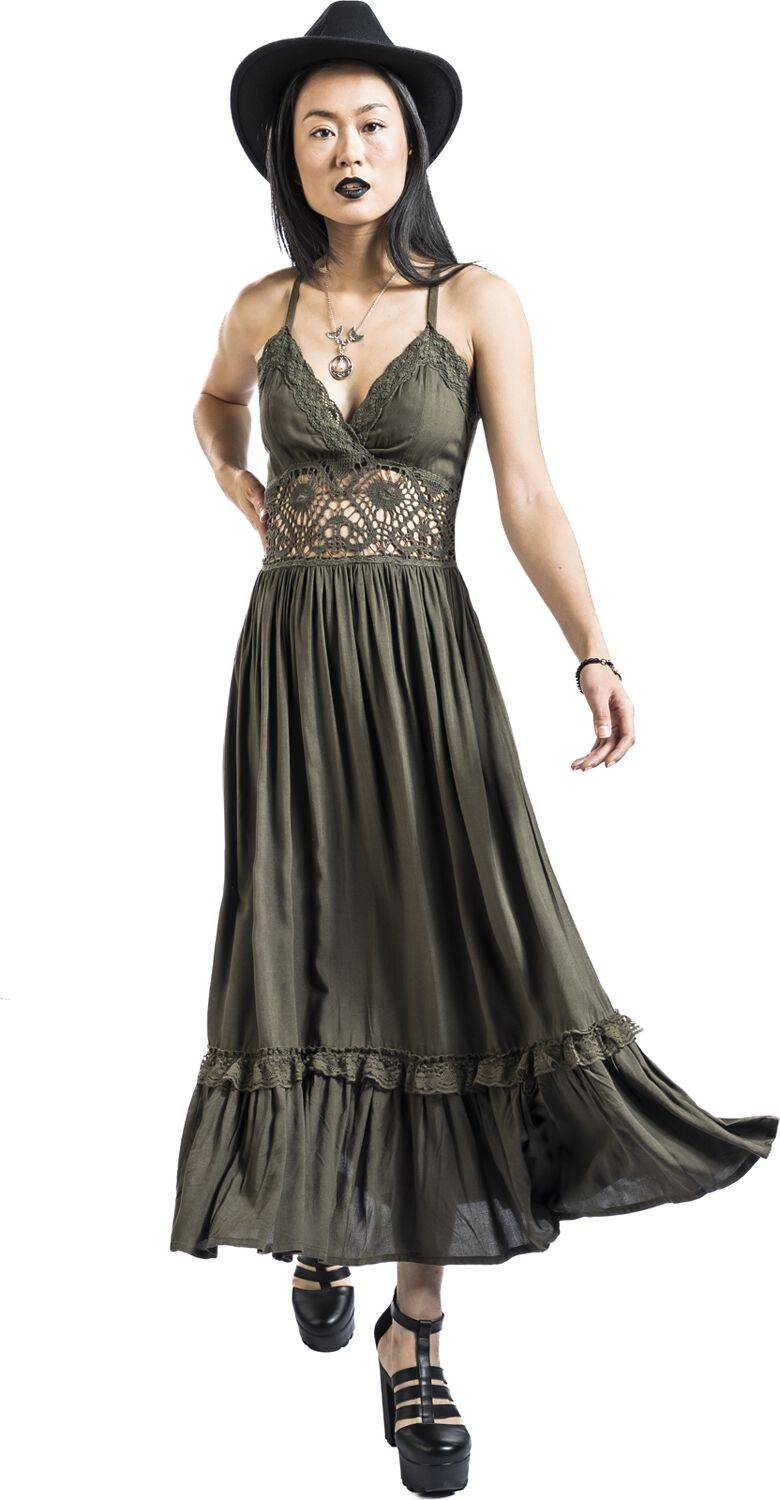 EMP Langes Kleid Grün Von Gothicana By EMP