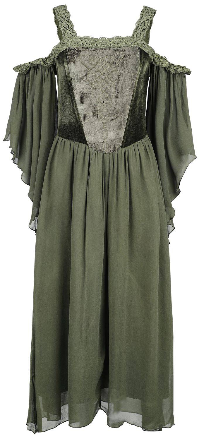 EMP Langes Kleid grün von Gothicana by EMP