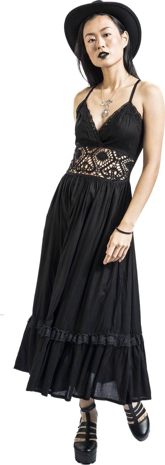 EMP Langes Kleid Schwarz Von Gothicana By EMP