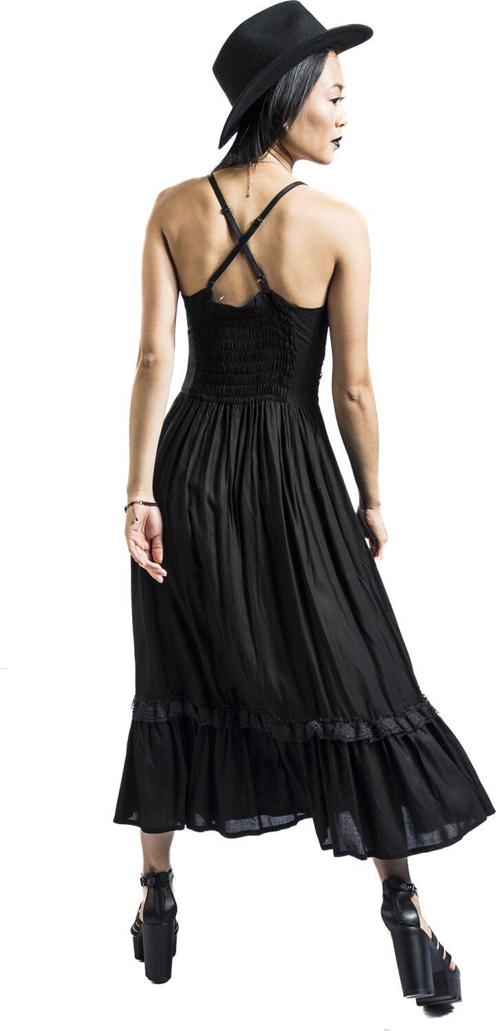 EMP Langes Kleid Schwarz Von Gothicana By EMP