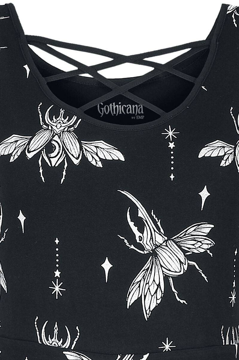EMP Langes Kleid Schwarz Von Gothicana By EMP