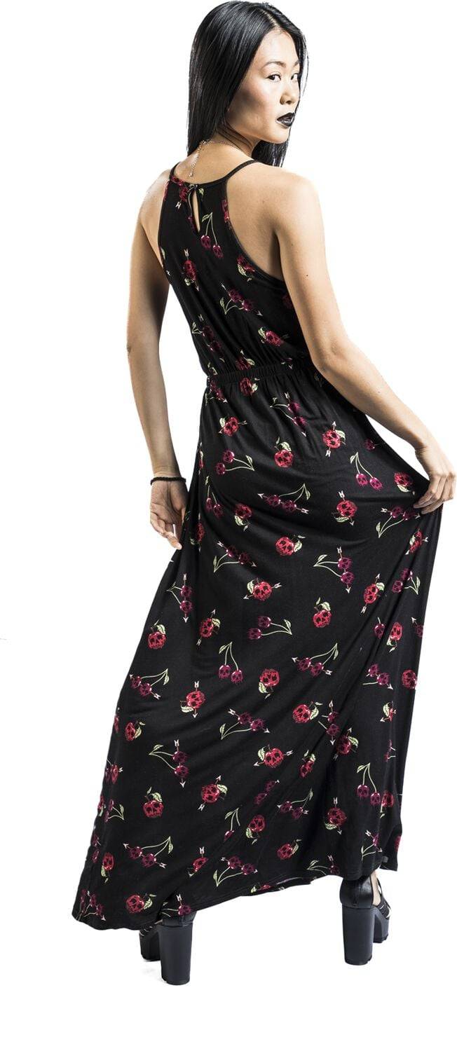 EMP Langes Kleid Schwarz Von Rock Rebel By EMP