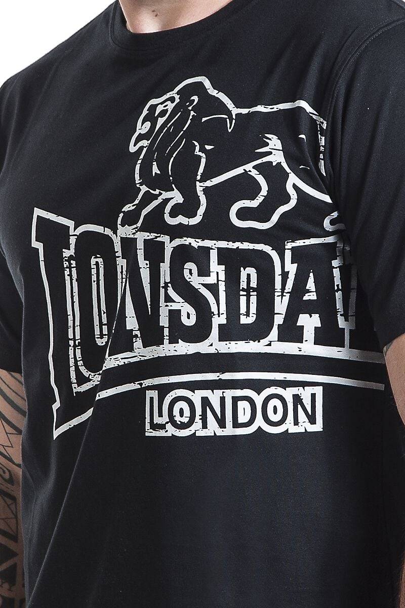 EMP "Langsett" T-Shirt Schwarz Von Lonsdale London