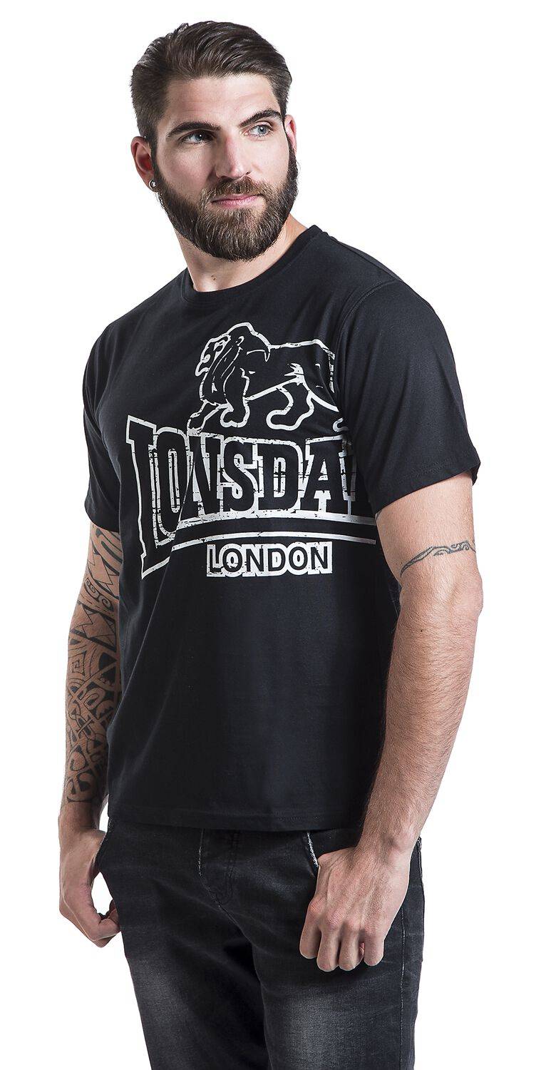 EMP "Langsett" T-Shirt Schwarz Von Lonsdale London