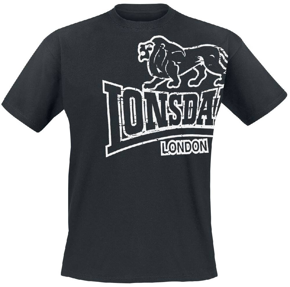 EMP "Langsett" T-Shirt schwarz von Lonsdale London