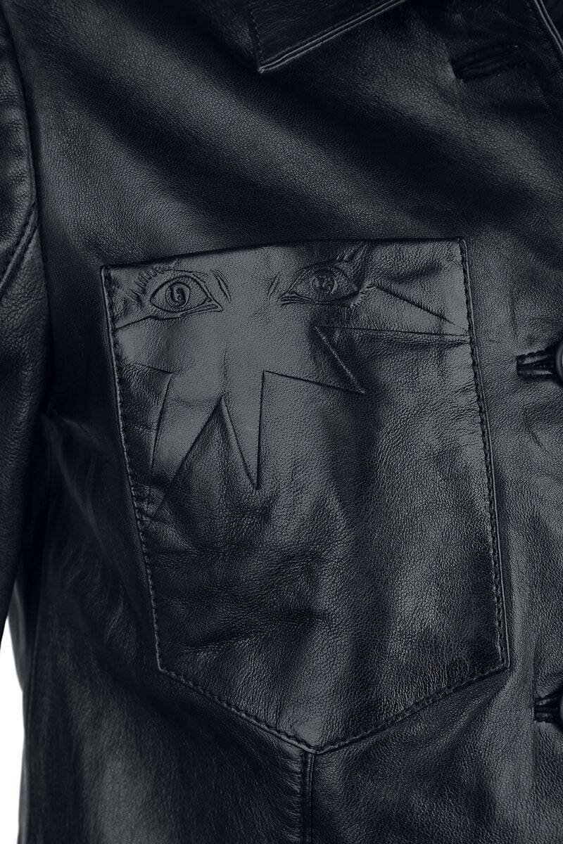 EMP Lederjacke Schwarz Von Gothicana By EMP