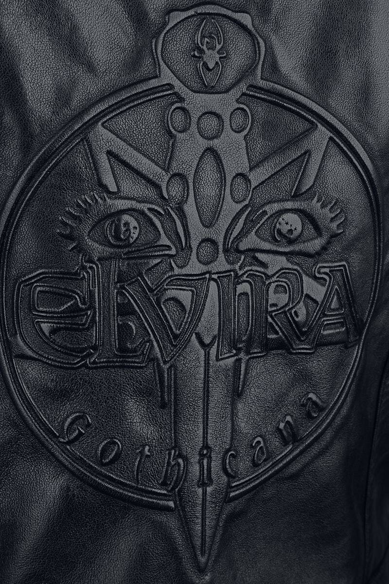 EMP Lederjacke Schwarz Von Gothicana By EMP