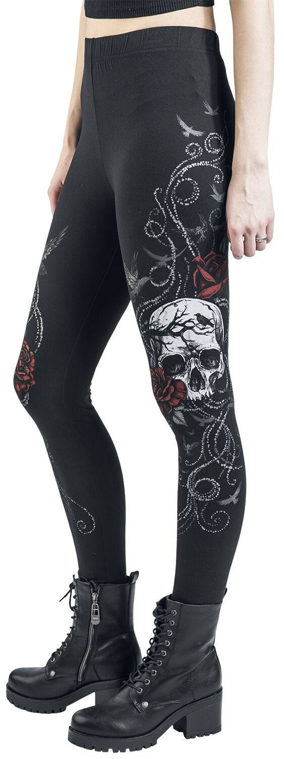 EMP Leggings Schwarz Von Black Premium By EMP