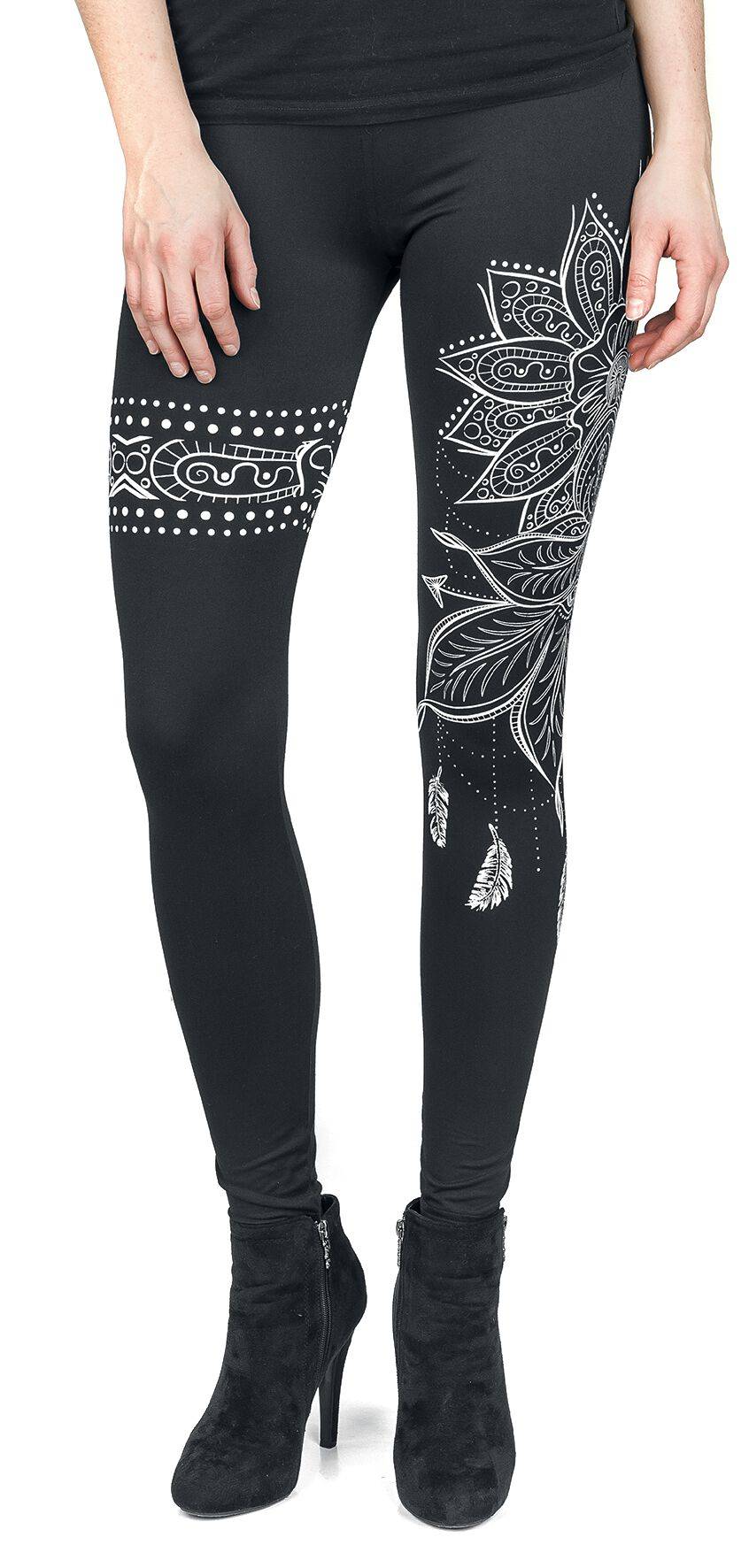 EMP Leggings Schwarz Von Gothicana By EMP