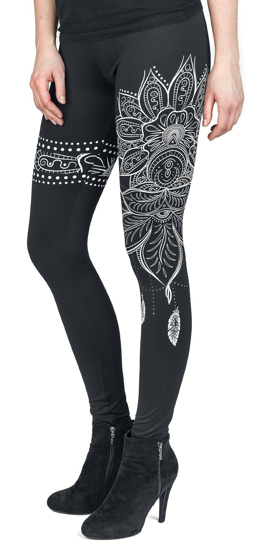 EMP Leggings Schwarz Von Gothicana By EMP