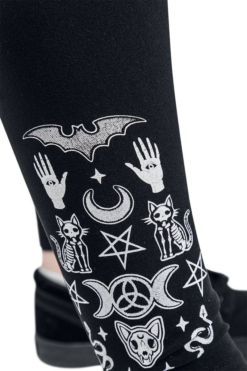 EMP Leggings Schwarz Von Gothicana By EMP