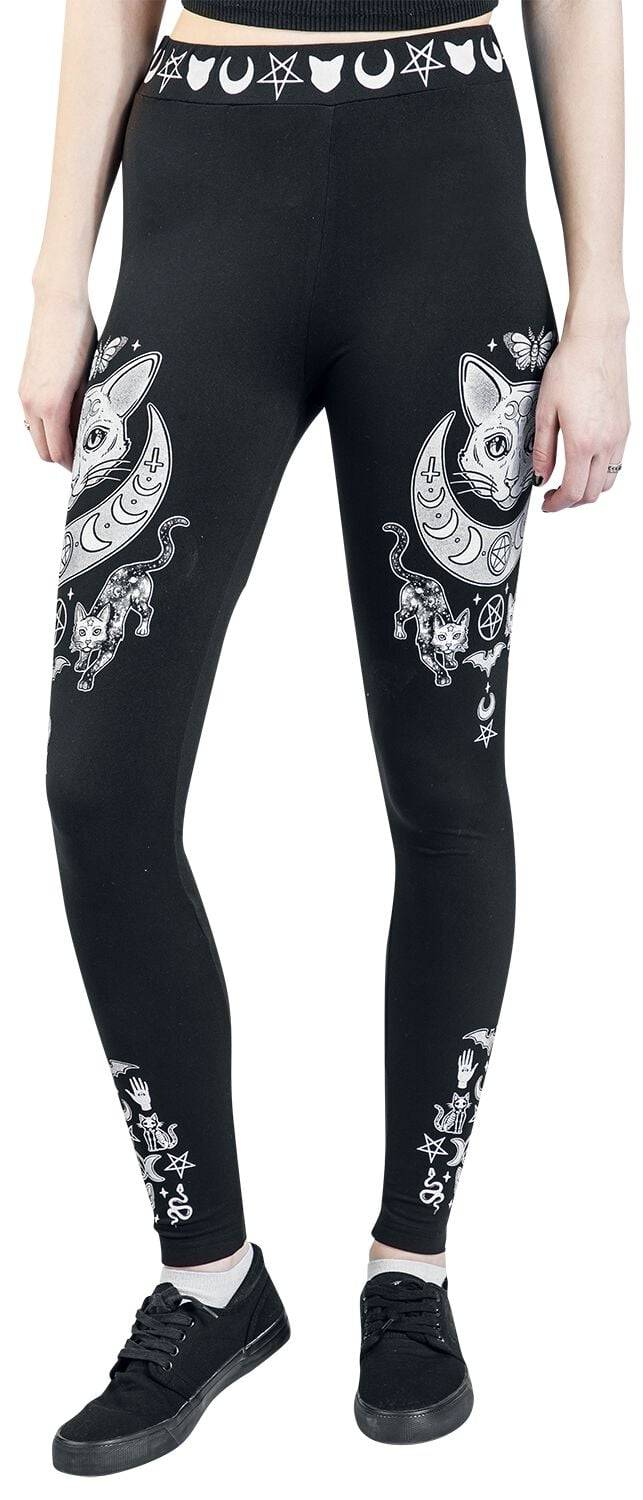 EMP Leggings Schwarz Von Gothicana By EMP