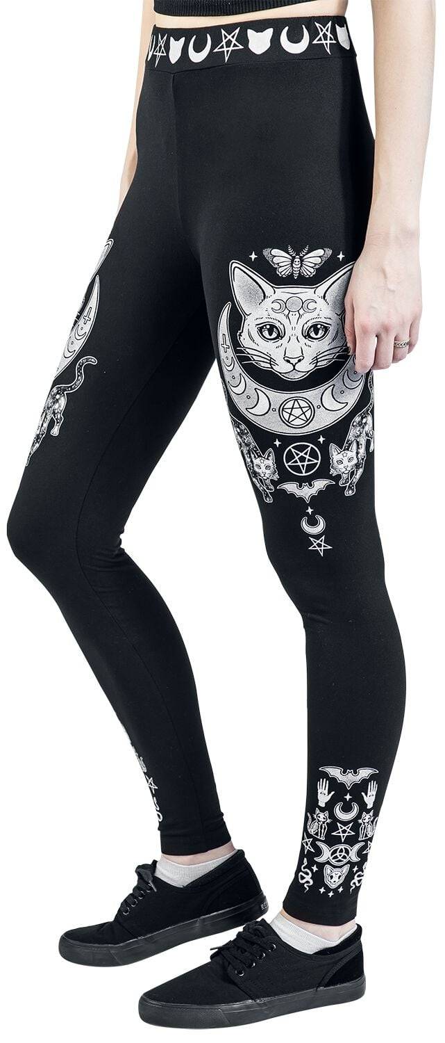 EMP Leggings Schwarz Von Gothicana By EMP