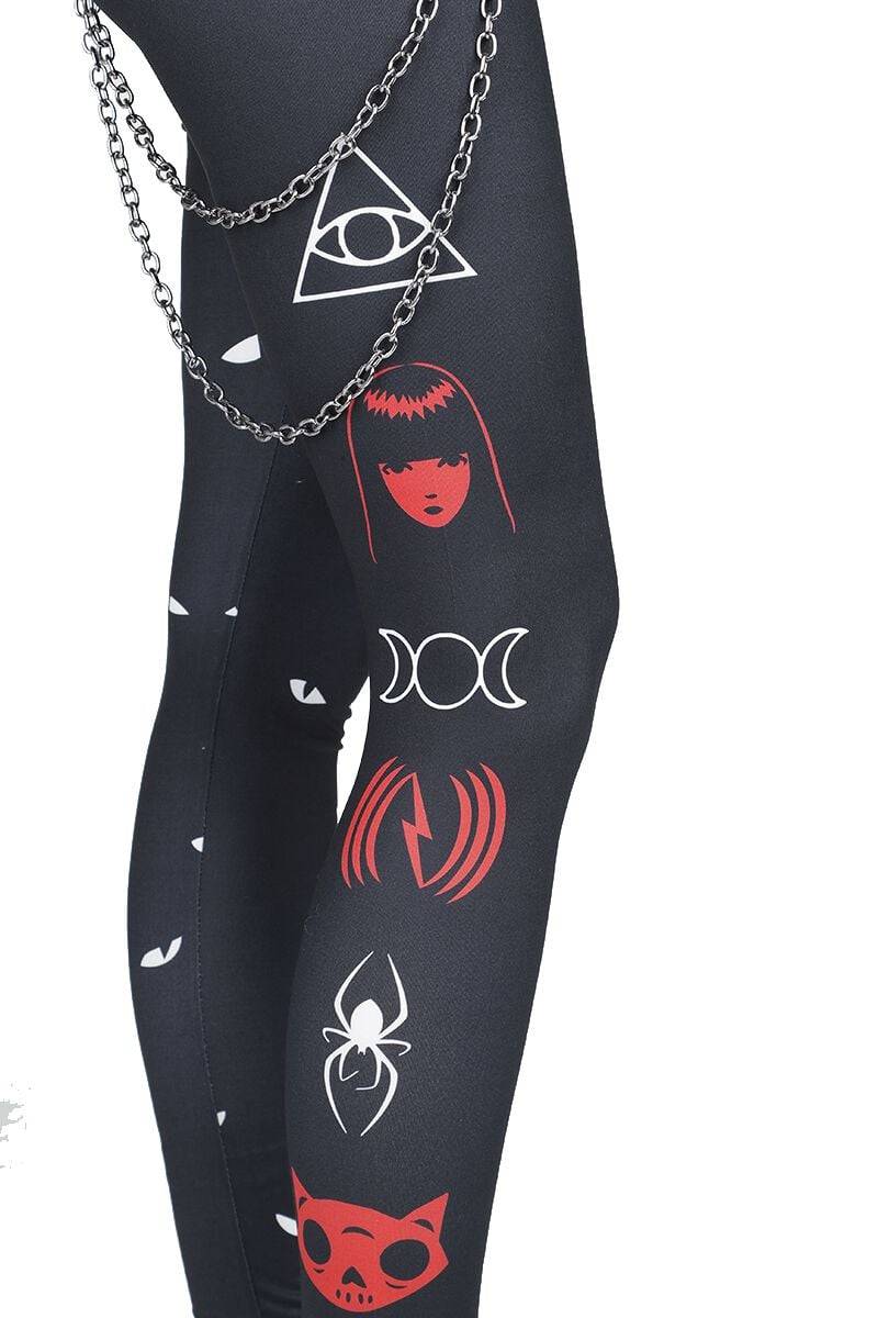 EMP Leggings Schwarz Von Gothicana By EMP