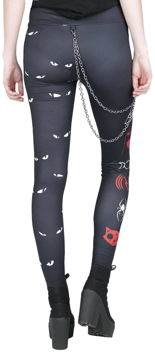 EMP Leggings Schwarz Von Gothicana By EMP