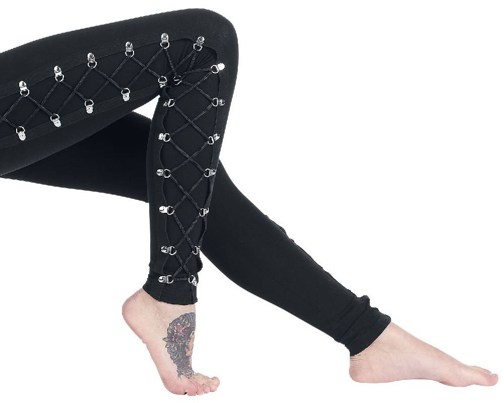 EMP Leggings Schwarz Von Gothicana By EMP