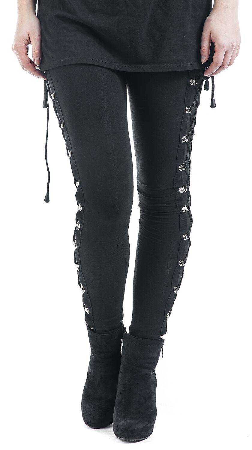 EMP Leggings Schwarz Von Gothicana By EMP